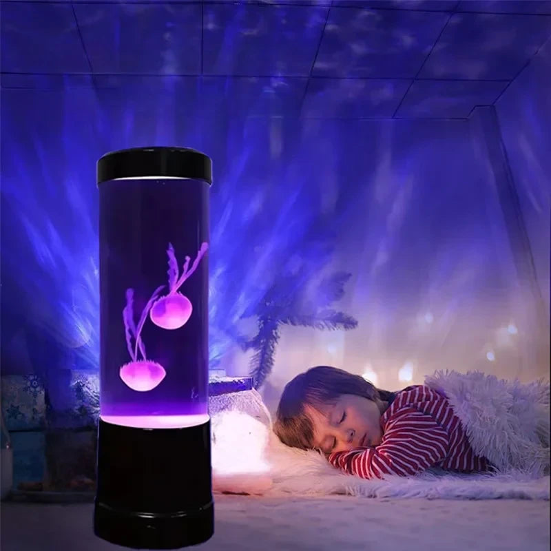 Lampara Medusa LED - Luz de Noche Relajante con Control