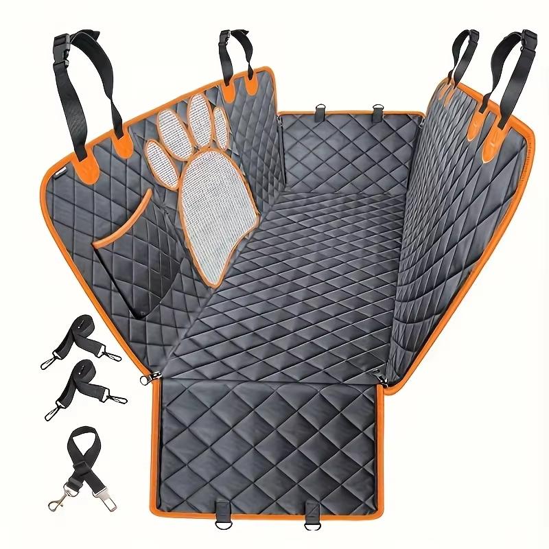 Funda de Asiento para Perro tipo Hamaca — Impermeable y Antideslizante para Auto