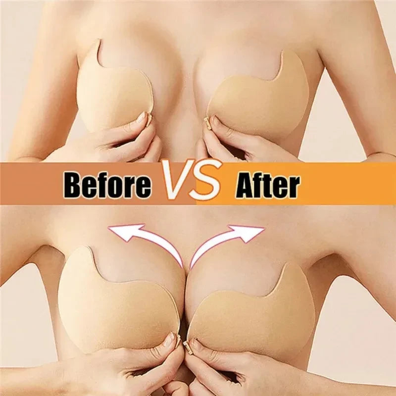 Invisible Backless Strapless Push Up Bra