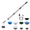 Electric Spin Scrubber - Cordless Telescopic Cleaning Brush with 8 Brush Heads, IPX7 Waterproof - 10