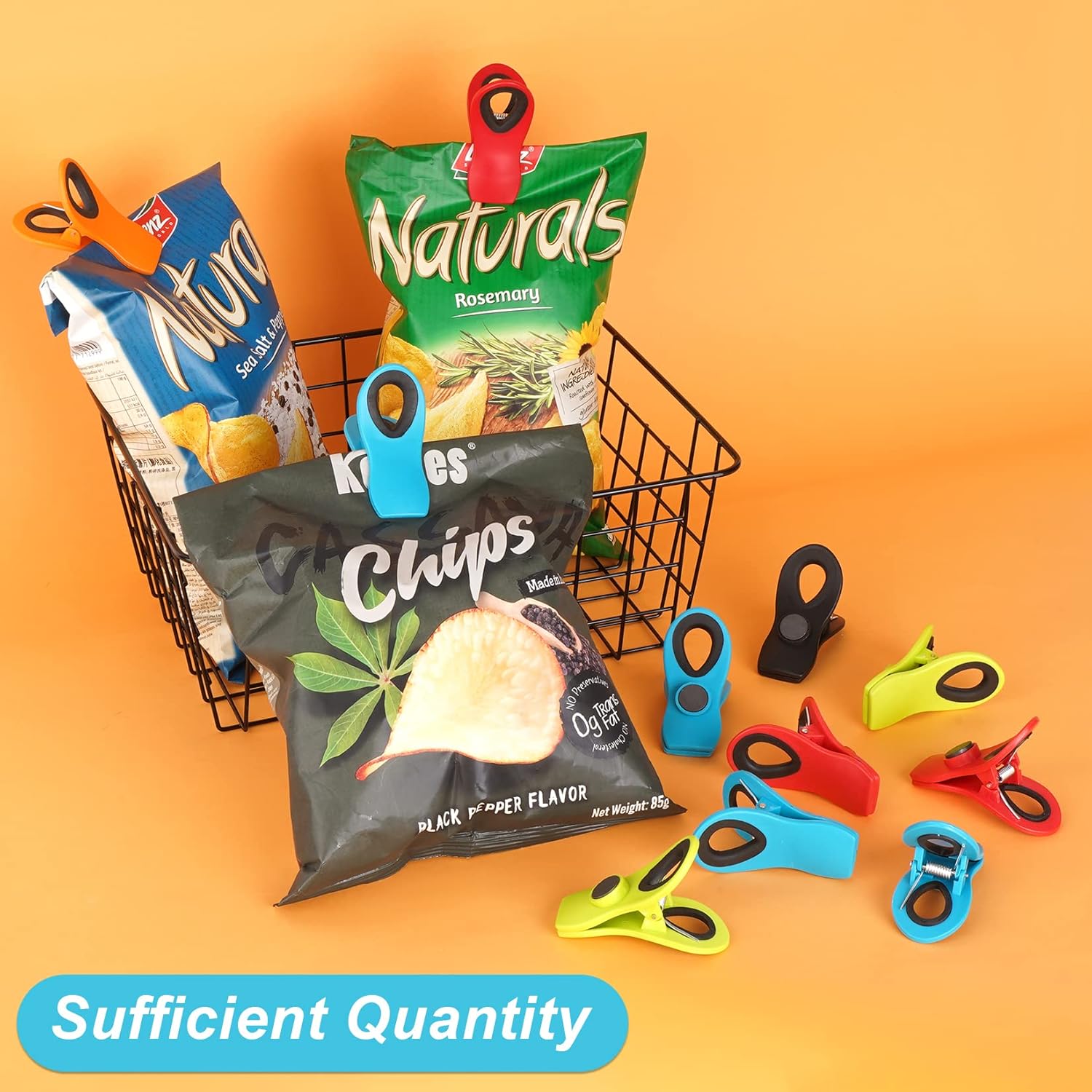 Clips de cierre hermético para conservar alimentos