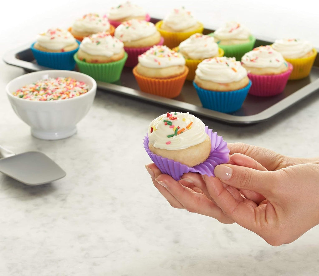 Set completo de moldes de silicona para muffins