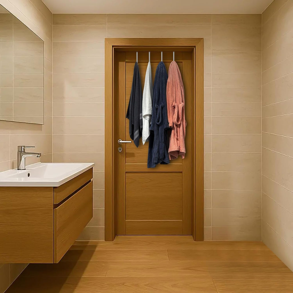 Organizador completo de ganchos para puerta sin taladro