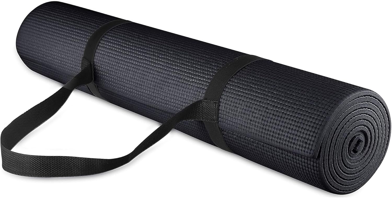Esterilla de yoga antideslizante acolchada para ejercicio