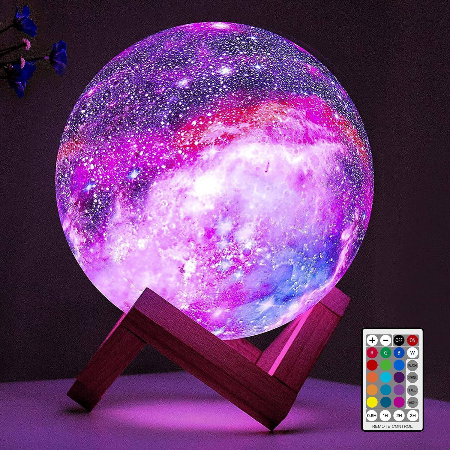 Lámpara Luna Flotante LED que Levita y Gira - Decoración