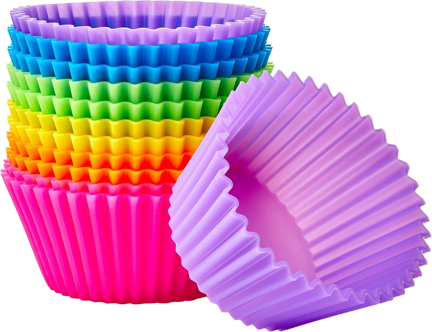 Moldes de silicona para muffins reutilizables
