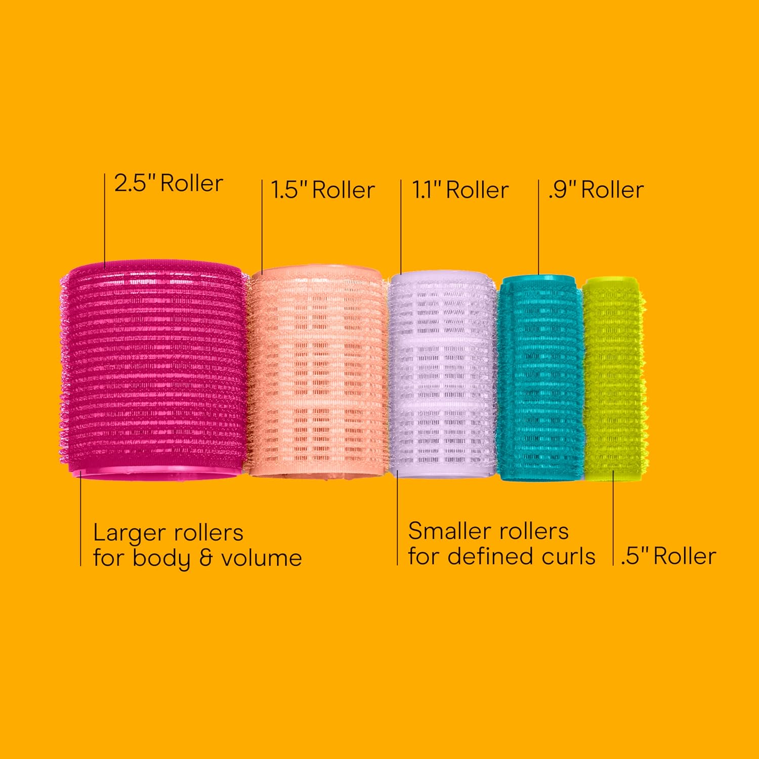 Rulos para rizar sin calor - Set completo de rizadores