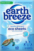 Hojas de detergente para ropa eco concentradas