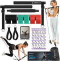 Kit de barra de pilates portátil con bandas