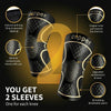 You get 2 sleeves - one for each knee