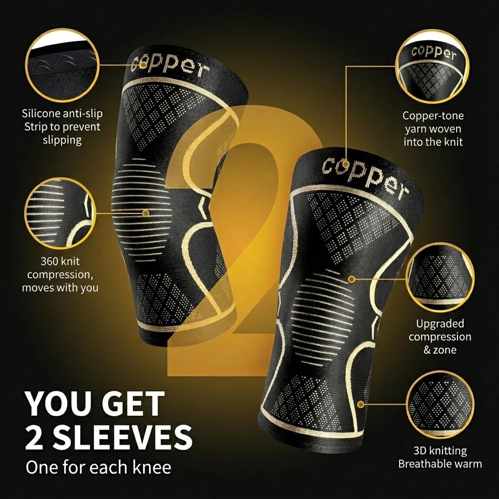 You get 2 sleeves - one for each knee