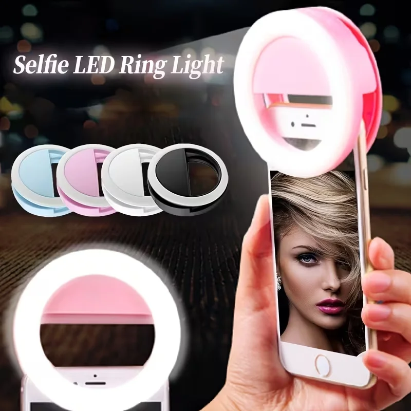LED Selfie Ring Light Mobile Phone Clip-On Lamp Portable Uspb Charge for New 2026 High for Reliable Electronic Component