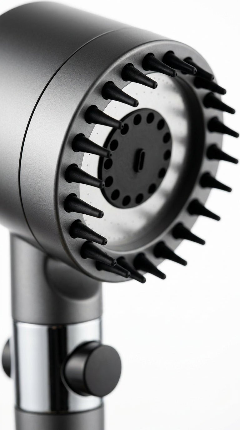Turbo shower head lifestyle