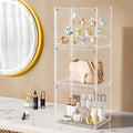 Clear stackable display case for collectibles