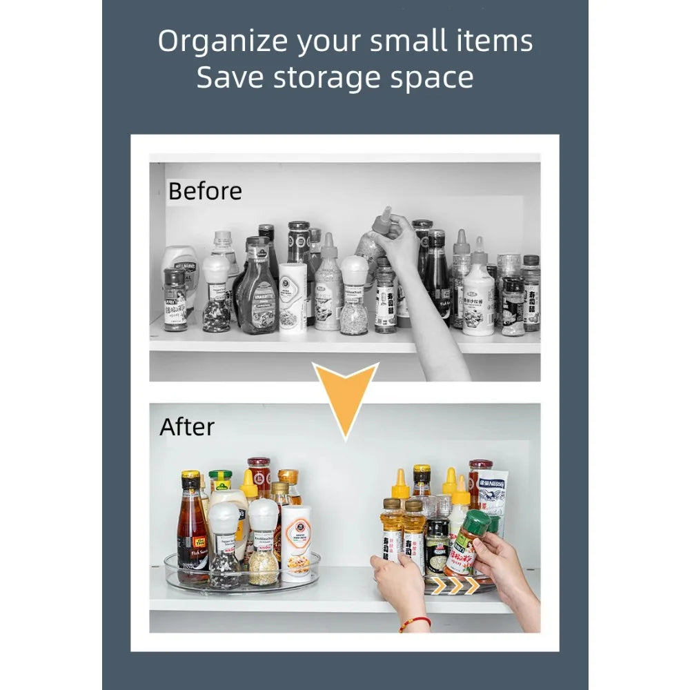 Pantry and countertop organizer turntable