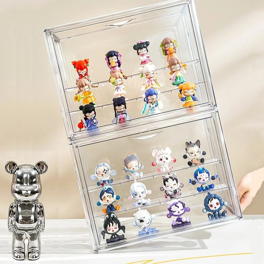Stackable display for Pop Mart and Labubu figures