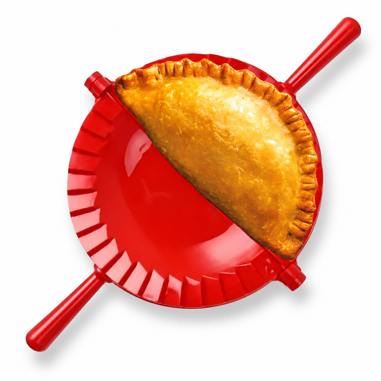Prensa para empanadas y dumplings 2 en 1 - foto producto fondo blanco