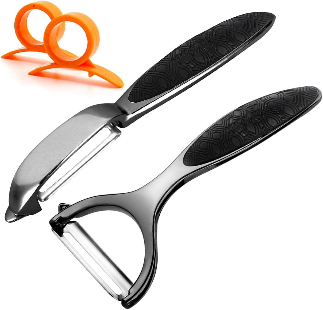 Vegetable Peelers for Kitchen, Y Shaped Peeler for Vegetables, Fruits, Potatoes with Ergonomic Grip, 1 Pack