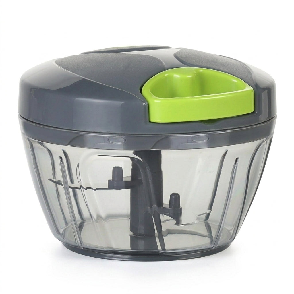 Chop in seconds, no power - manual pull-string food chopper benefit ad