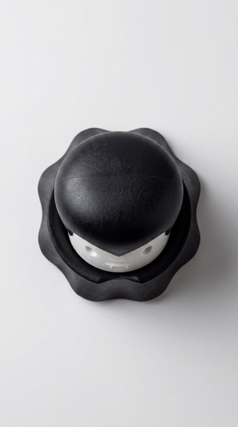 Gracula vampire garlic crusher top view