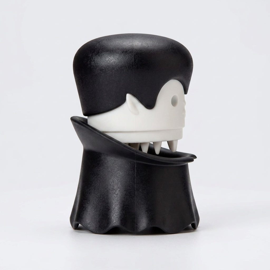 Gracula vampire garlic crusher angle view