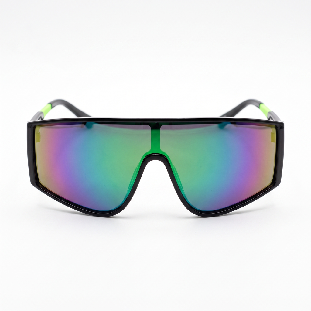 Gafas de Sol Deportivas Shield Lente Espejo Tornasol UV400