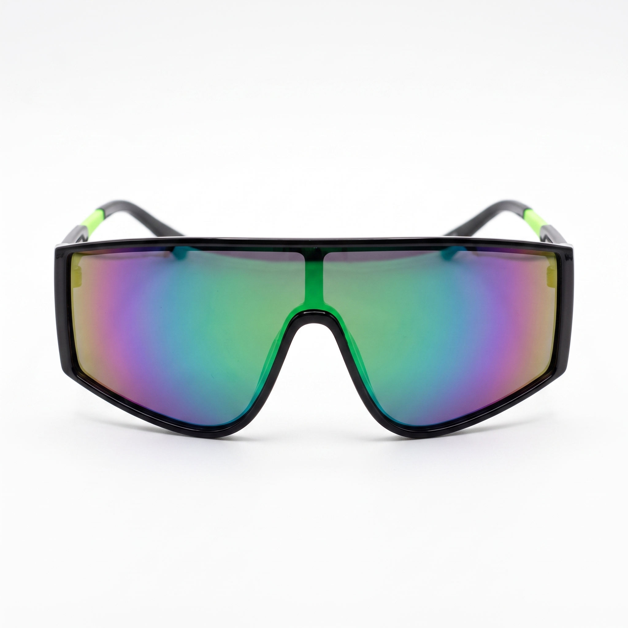 Gafas de Sol Deportivas Shield Lente Espejo Tornasol UV400