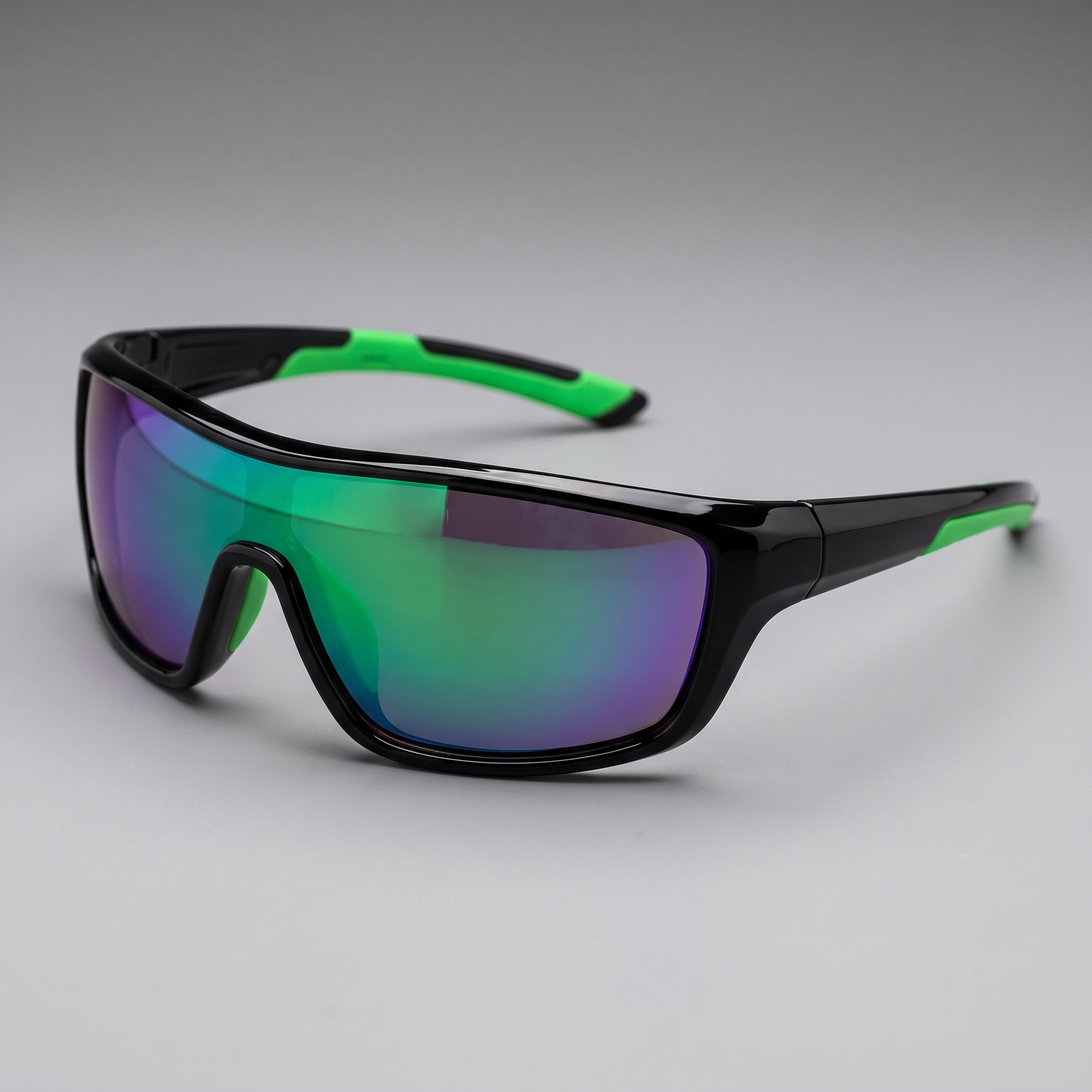 Gafas de Sol Deportivas Shield Lente Espejo Tornasol UV400
