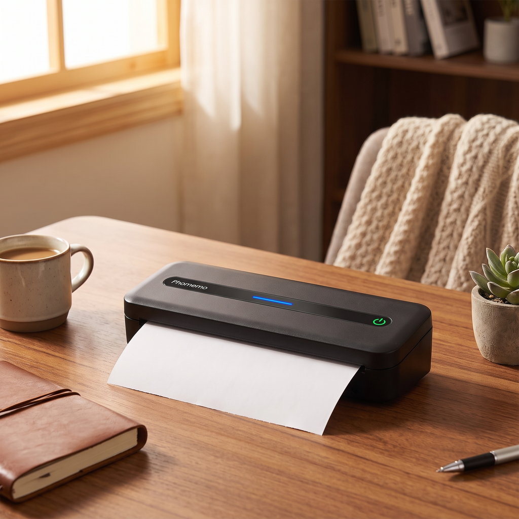 Impresora Portátil Sin Tinta Bluetooth para Hogar, Estudio y Oficina