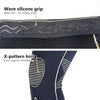 Premium extended v2 - wave silicone grip and X-pattern knit detail