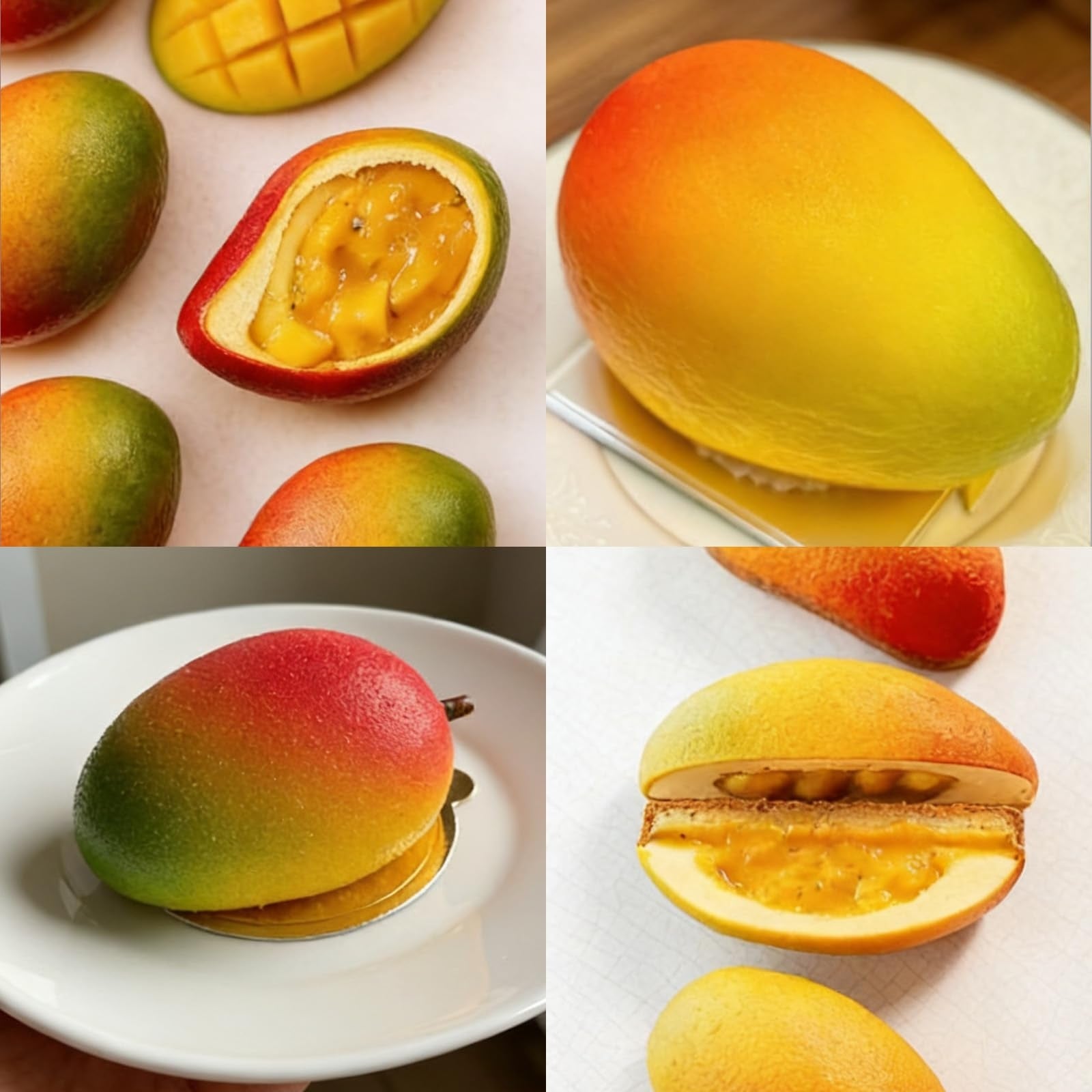 fruit shaped ice cream chocolate mold