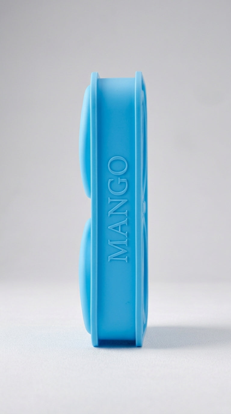 Side view of the small flexible silicone fruit mold