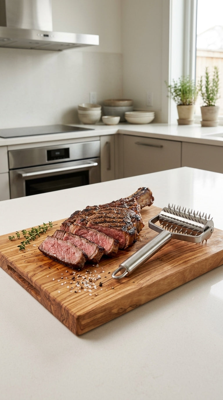 rolling meat tenderizer needle roller