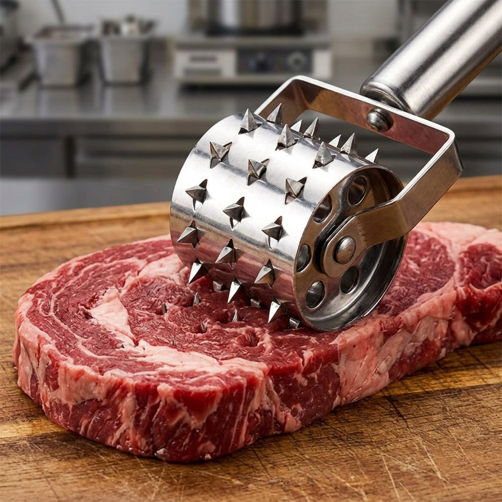 rolling meat tenderizer needle roller