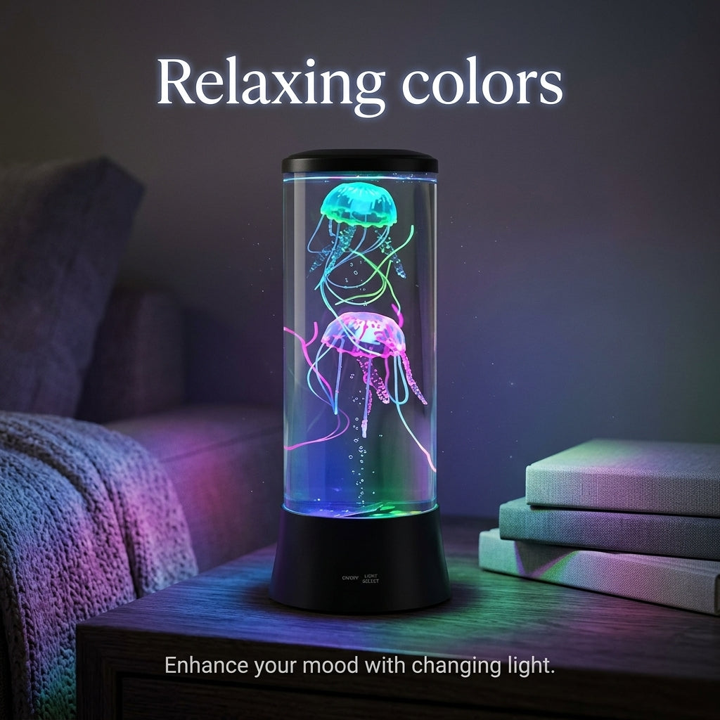 Medusa LED Lamp - Relaxing Night Light with Remote