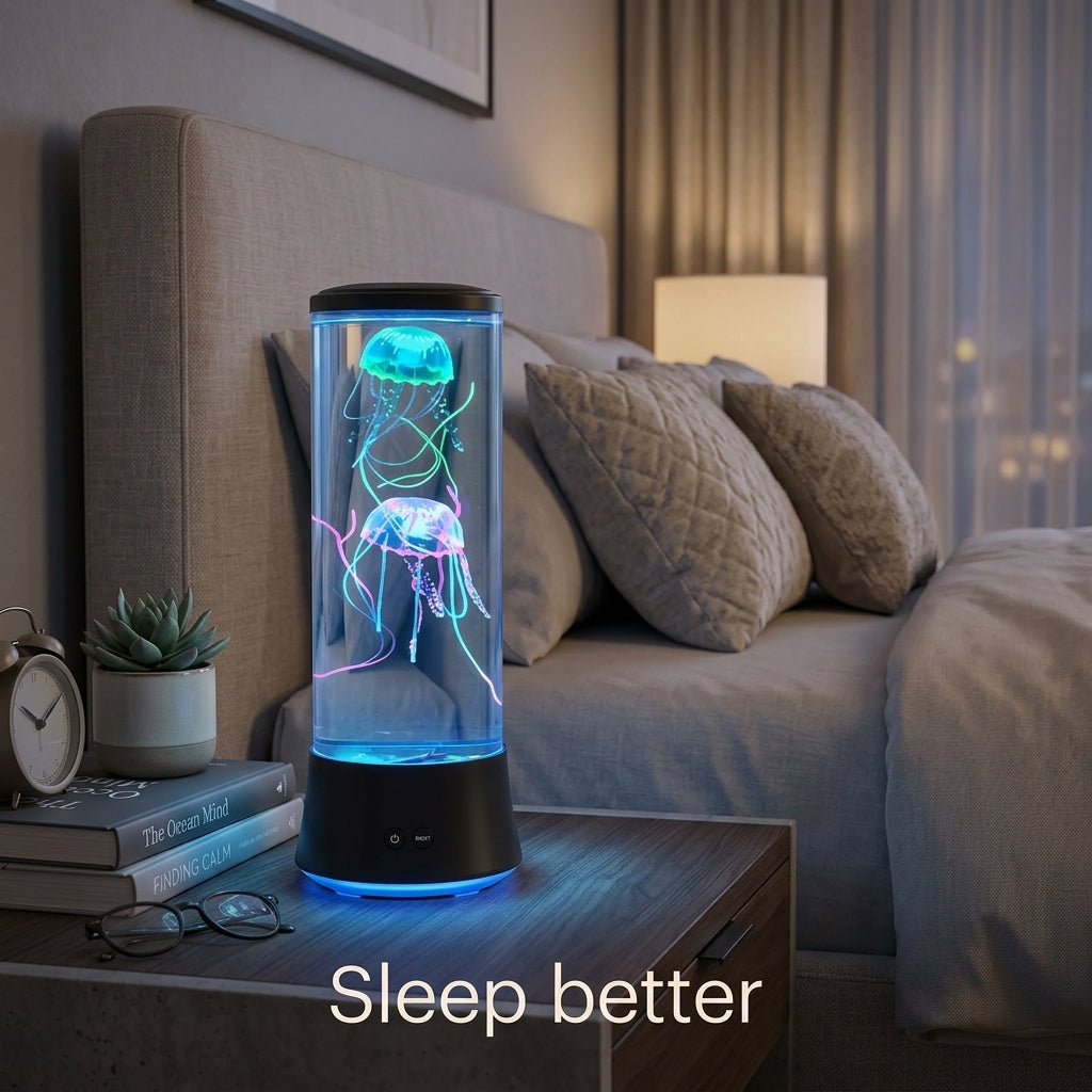 Medusa LED Lamp - Relaxing Night Light with Remote