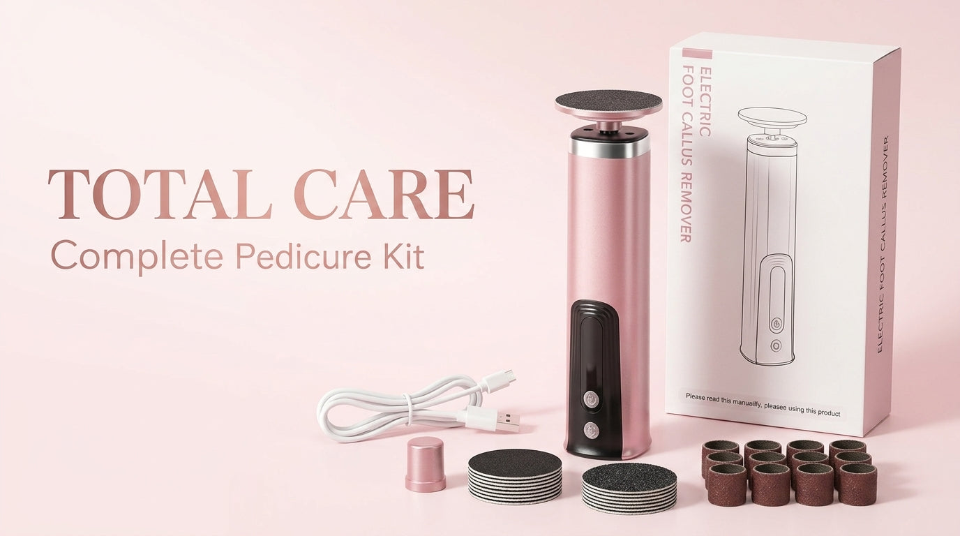 Electric Heel File — Rechargeable Callus & Dead Skin Remover