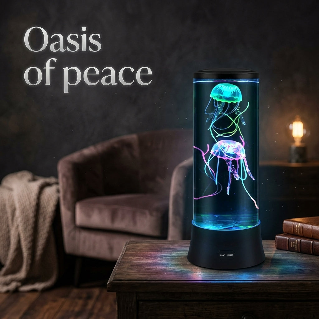 Medusa LED Lamp - Relaxing Night Light with Remote