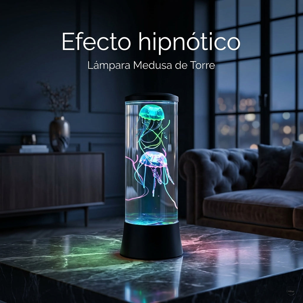 Medusa LED Lamp - Relaxing Night Light with Remote