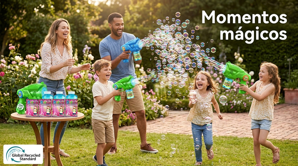 69-Hole Bubble Gun - Thousands of Bubbles Instantly