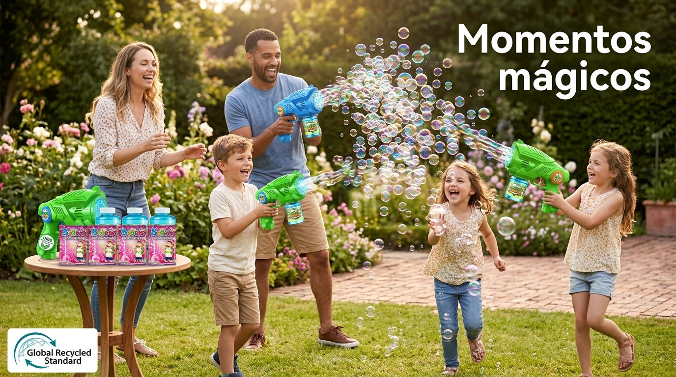 69-Hole Bubble Gun - Thousands of Bubbles Instantly