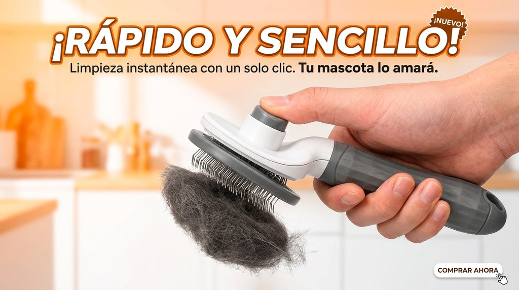 Self-Cleaning Pet Grooming Brush - Slicker Brush for Dogs and Cats