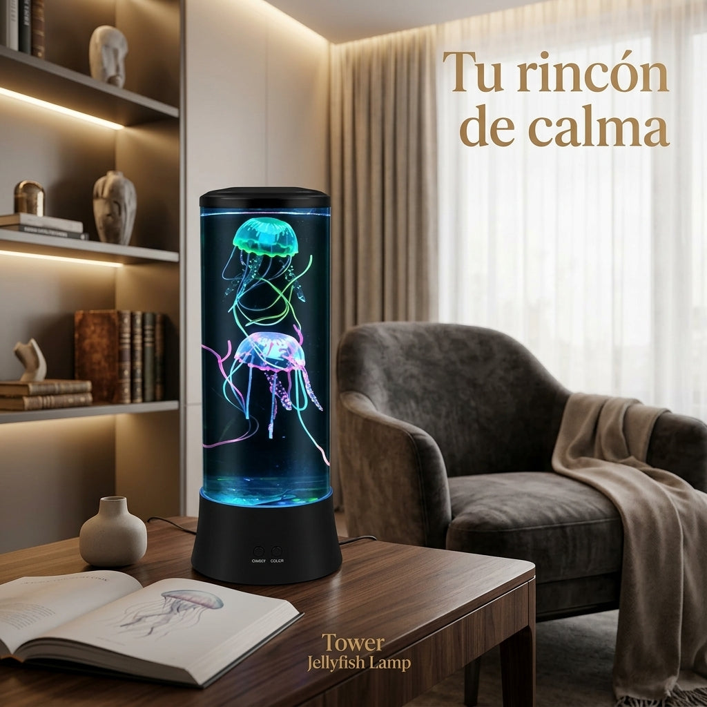 Medusa LED Lamp - Relaxing Night Light with Remote