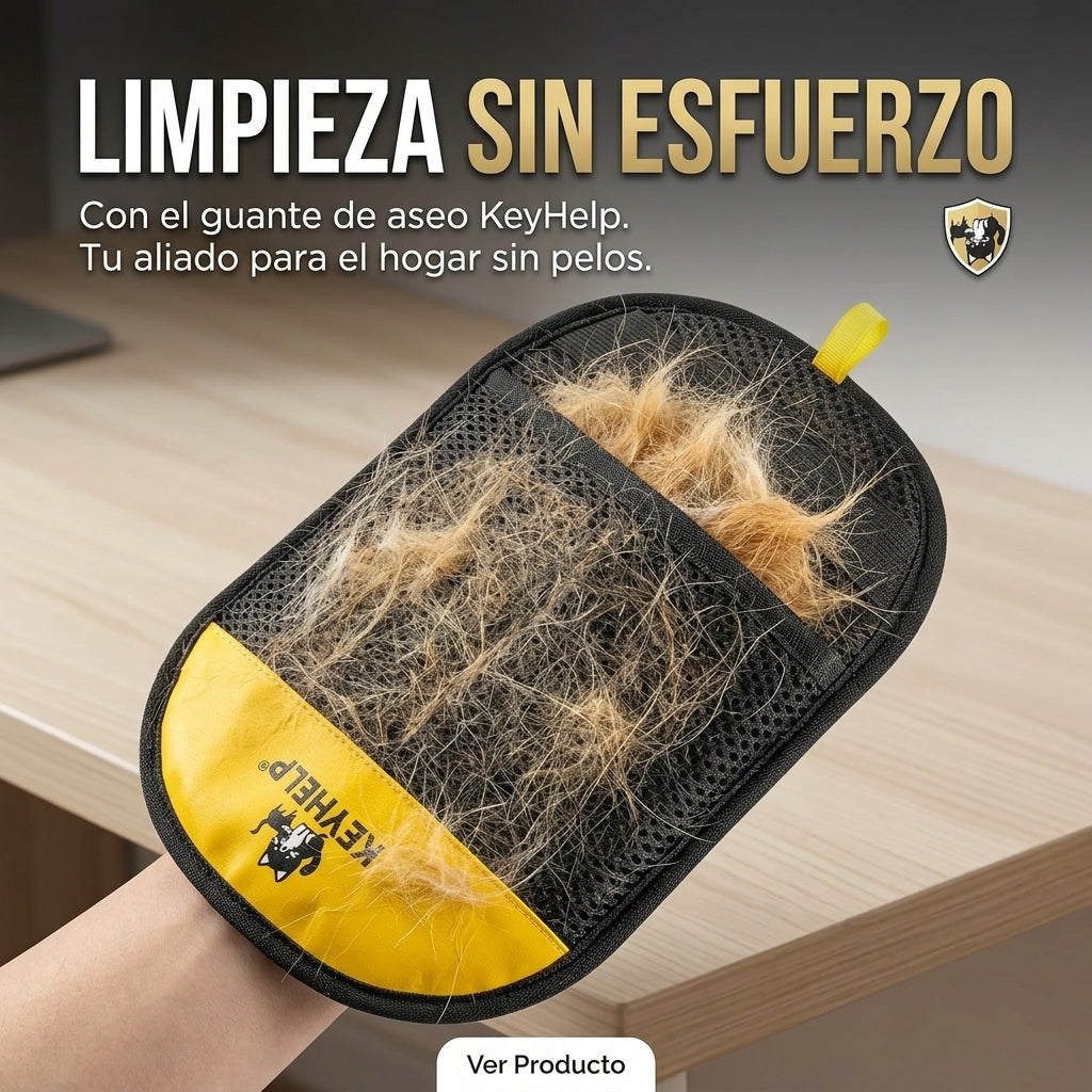 Pet Grooming Gloves - Silicone Hair Remover Brush for Dogs & Cats