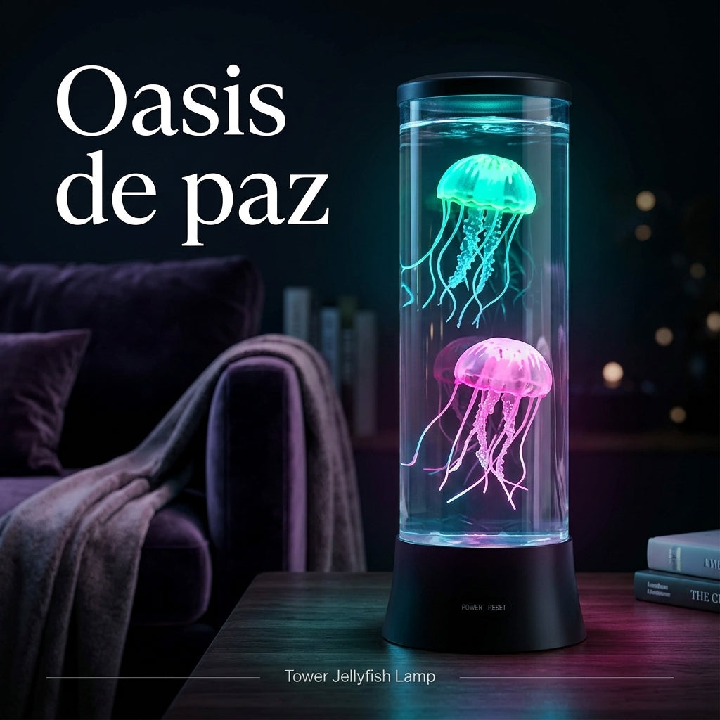 Medusa LED Lamp - Relaxing Night Light with Remote