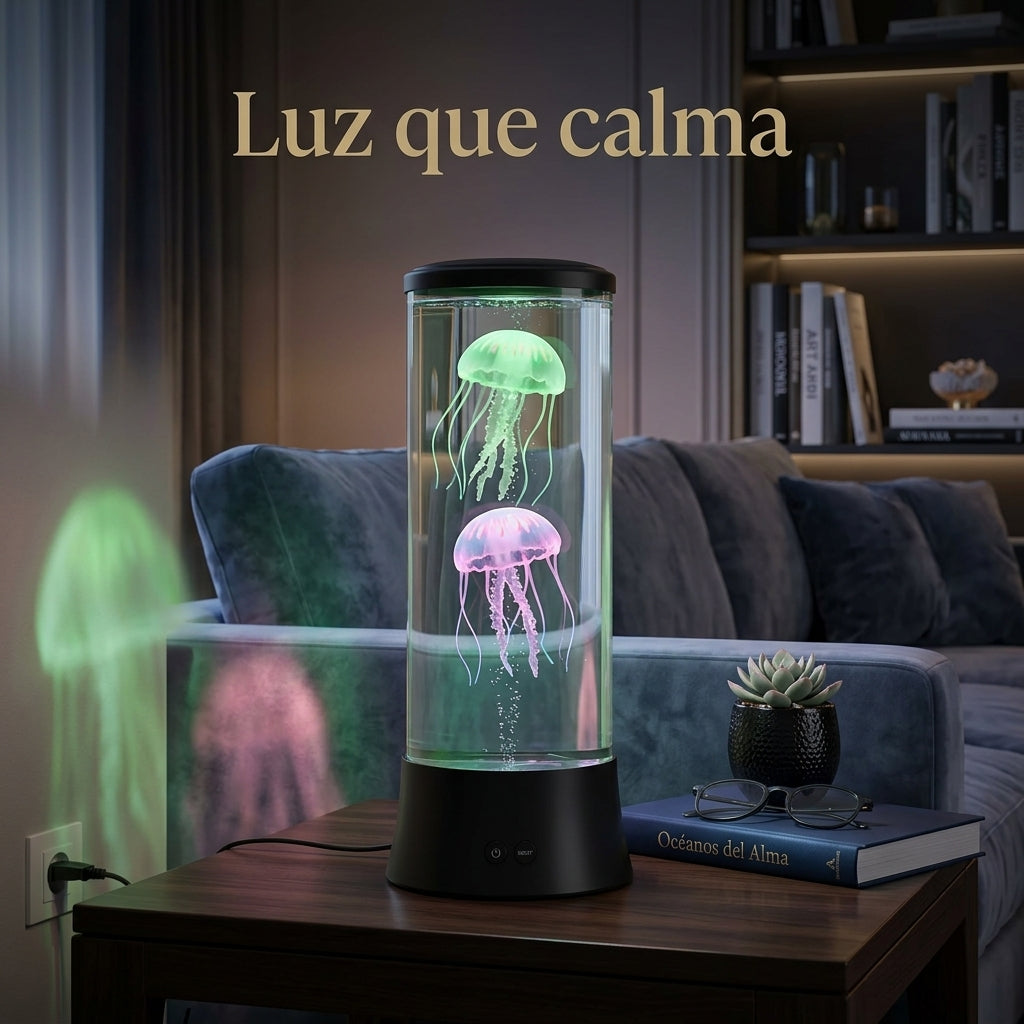 Medusa LED Lamp - Relaxing Night Light with Remote