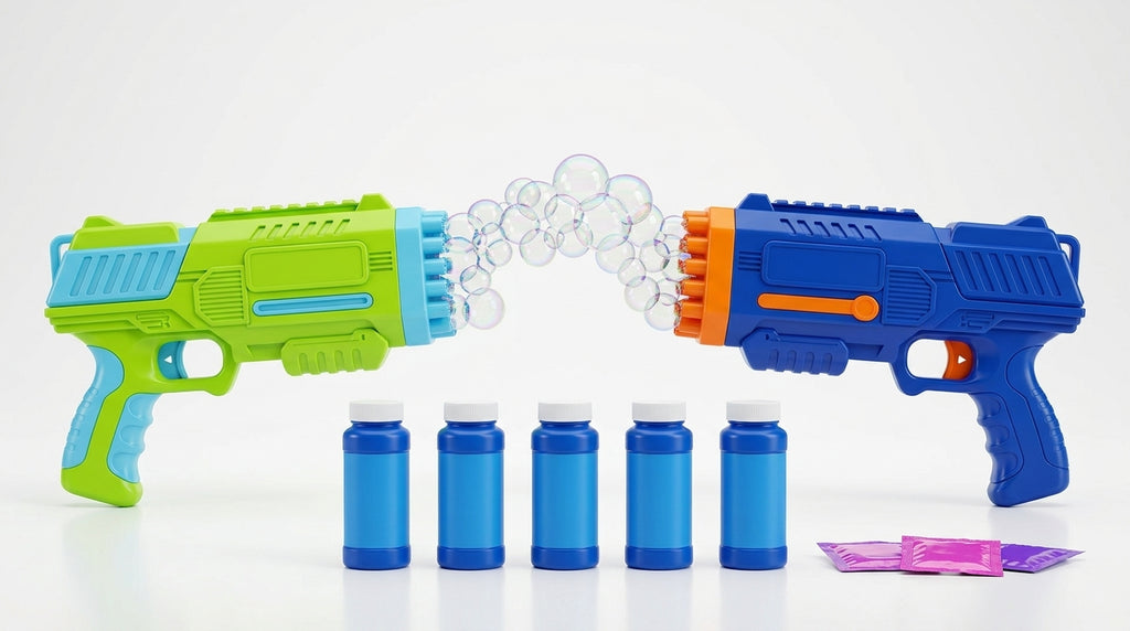 69-Hole Bubble Gun - Thousands of Bubbles Instantly