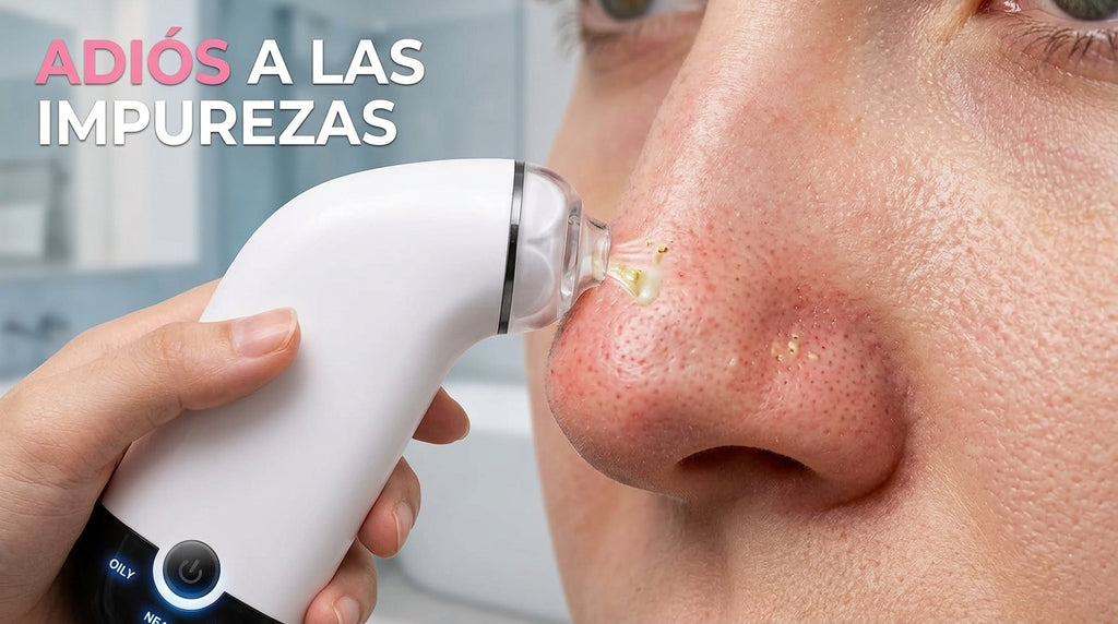 Removedor de Puntos Negros al Vacío — Limpiador de Poros Recargable