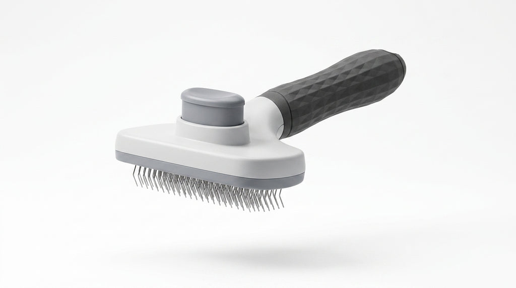 Self-Cleaning Pet Grooming Brush - Slicker Brush for Dogs and Cats
