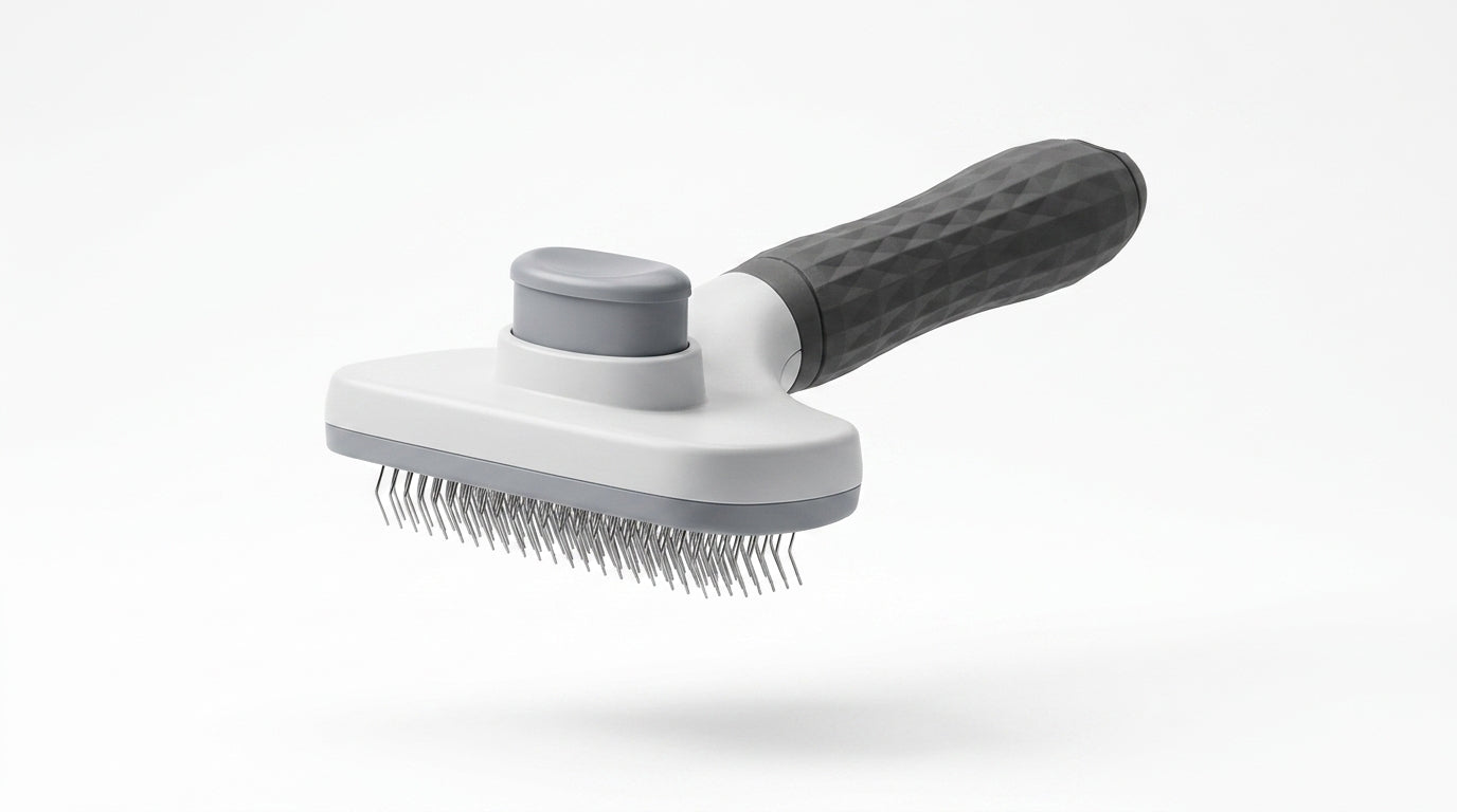 Self-Cleaning Pet Grooming Brush - Slicker Brush for Dogs and Cats